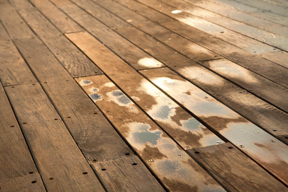 wooden floors elevated