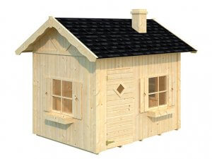 Assembling your wooden playhouse.