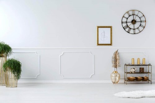 A minimalistic room.