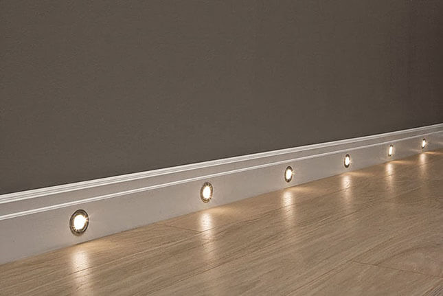 baseboards lighting