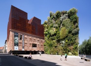 Buildings in Madrid: Caixaforum.