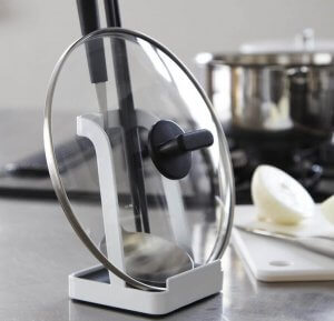 Yamazaki ladle and lid stand.