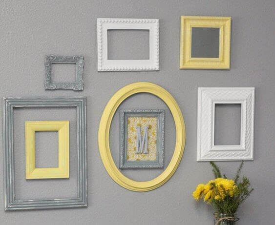 decorating frames nothing