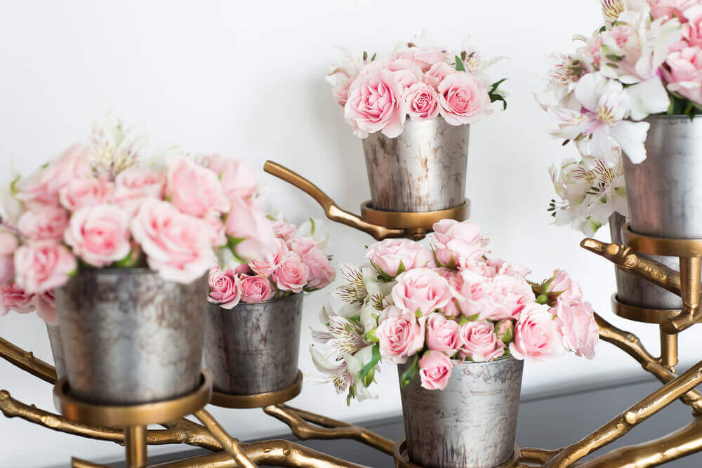 flower decor parties basket