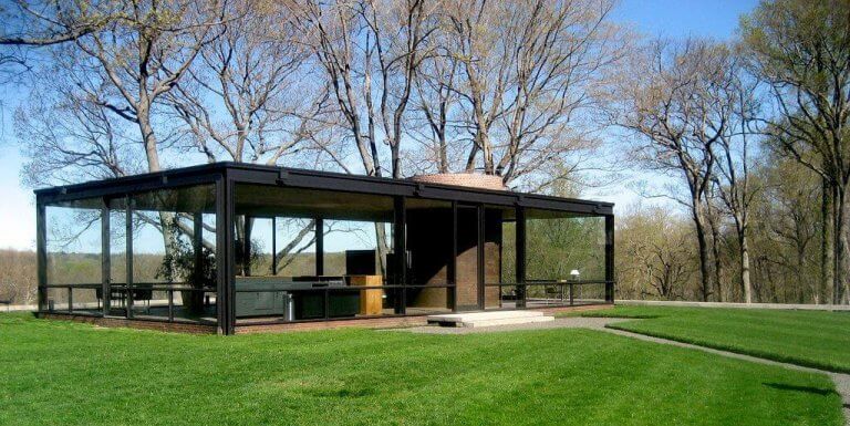 An Interior and Exterior Look at The Glass House
