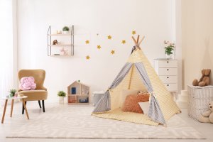 A children's teepee.
