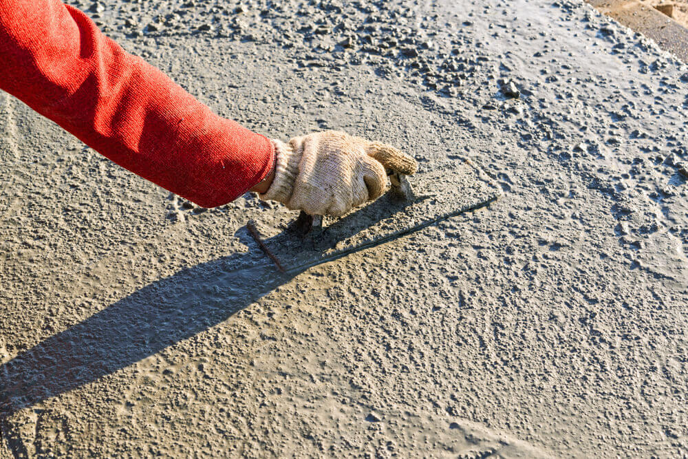 soccer field concrete