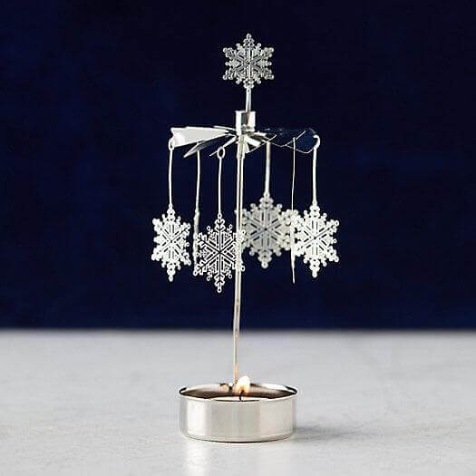 candle holders spinning