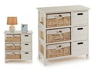 Basket drawers.