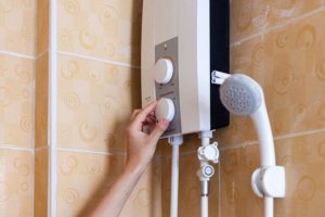 Electric showers give you better control over water temperature.