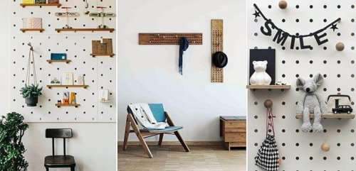Hanging Pegboards for An Organized Home