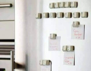 A Computer Keyboard as a Decorative Element