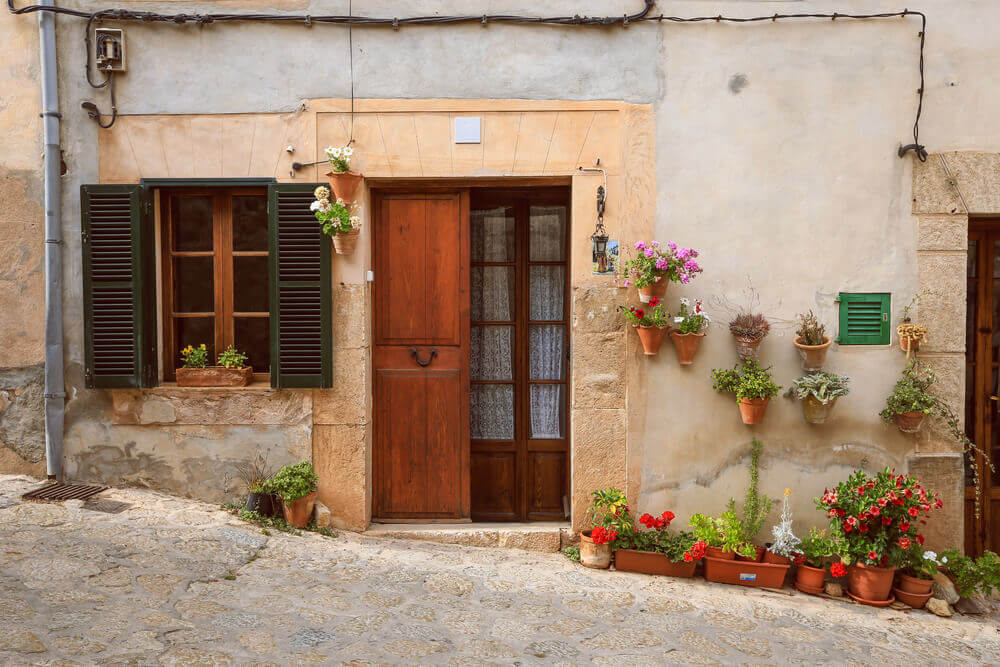 rustic home exteriors cement