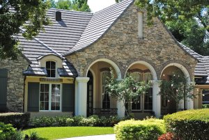 Rustic stone archways.