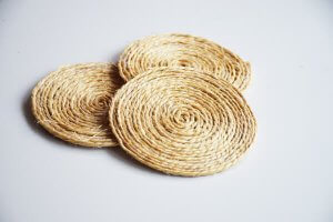 String coasters.