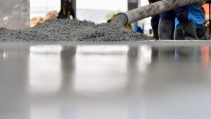 Pervious concrete is used on roads and underground parking garages.
