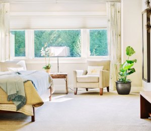 A simple reading corner.