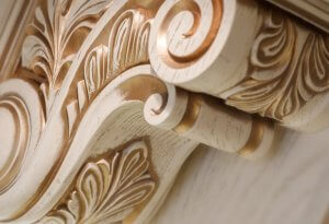 Wood carvings.