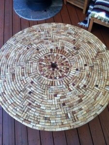 DIY cork mat.