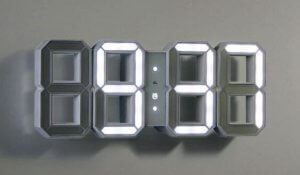 Modern wall clocks.