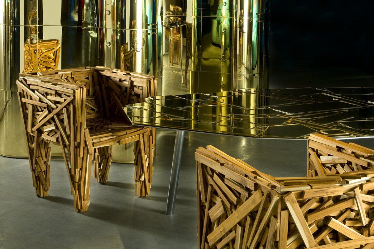 The favela chairs by the Campana brothers