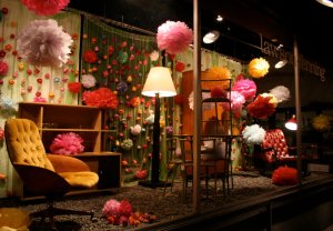 Setting Up A Shop Window for a Decor Store