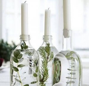Natural centerpieces.