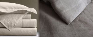 Linen is a light and breathable material.