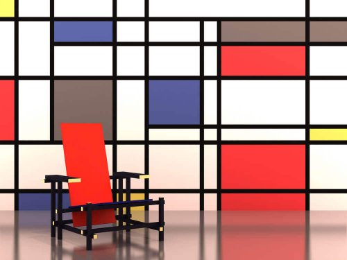 Mondrian furniture.