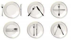 The language of cutlery.