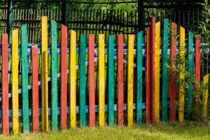 Garden fences.