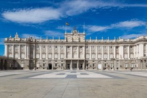 The Royal Palace of Madrid.