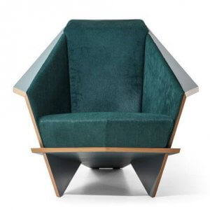 Origami inspired chair.