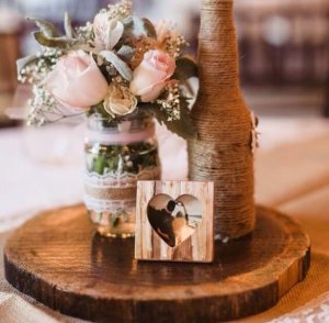 A romantic centerpiece.