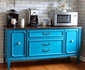 Vintage items: restored dresser.