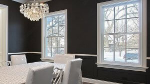 Door and window casing.