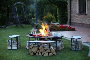 Build your own fire pit.