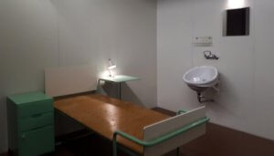 A patient's bedroom.