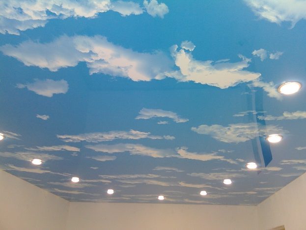 Surround lighting in a sky picture