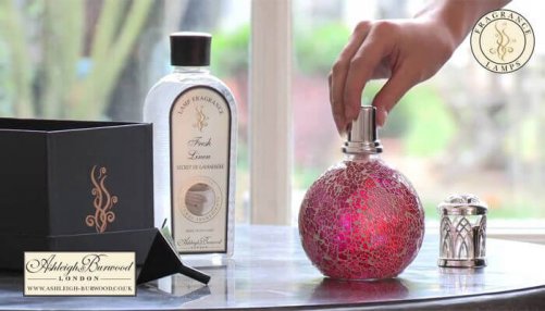 A bottle of perfume.