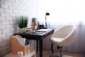 Designate the right amount of space for your home office.