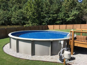 above ground pool treatment