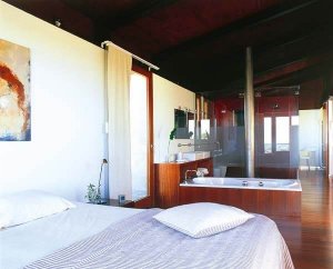 Expand the space in the bedroom and bathroom.