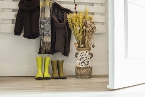 Flowers create a warm and welcoming environment.