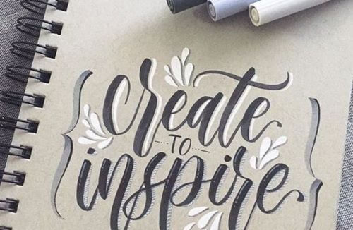 Learning How to Use Lettering as Decoration