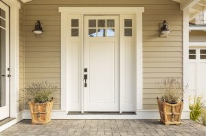 Keep the outside of your front door presentable at all times.