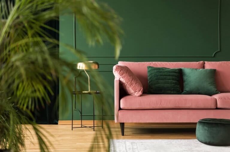 Pink and Green - Two Trendy Room Colors