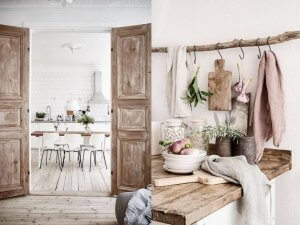 Using untreated natural materials can give your home the perfect look.