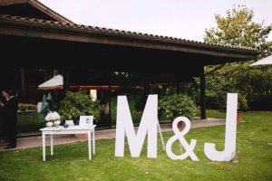 Wedding initials.