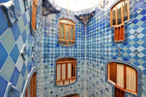 Interior garden of Casa Batllo